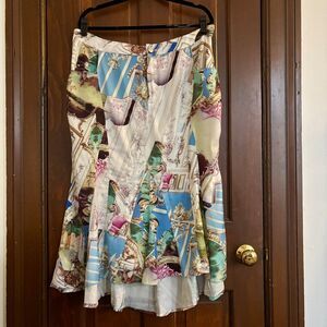 MIAOU Paloma Elsesser Gaudi Baroque Midi Skirt – 1XL